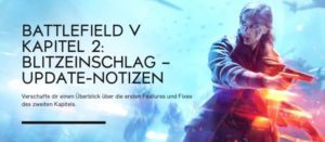 Battlefield V: Changenotes zum Lightning Strikes Update