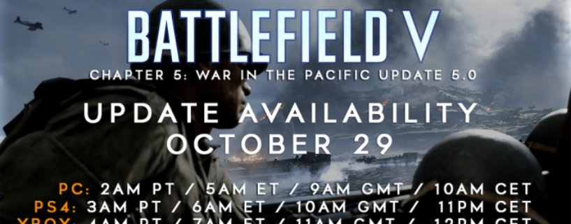 Battlefield V: Alles was ihr zum heutigen Update 5.0 wissen müsst: Changelog, Update Zeiten und Downloadgröße!