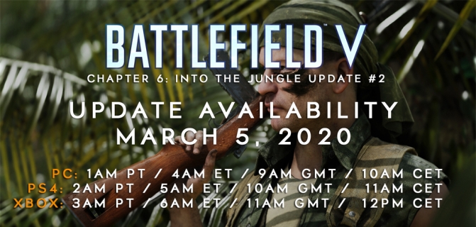 Battlefield V Update 6.2 erscheint am Donnerstag! Changelog, Update Zeiten und mehr schon Heute!