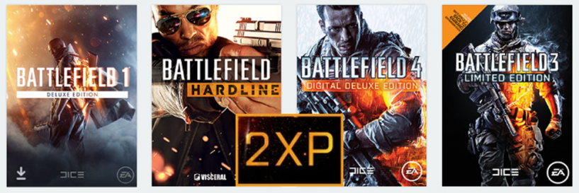 Double XP „dauerhaft“ für Battlefield 1, Battlefield 4, Battlefield 3 und Battlefield Hardline aktiv