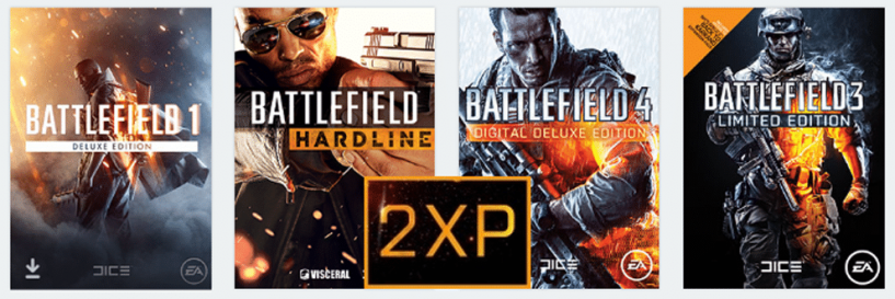 Double XP “dauerhaft” für Battlefield 1, Battlefield 4, Battlefield 3 und Battlefield Hardline aktiv