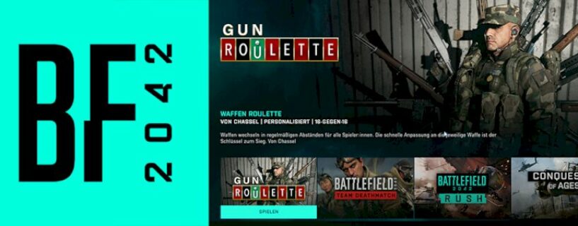 Battlefield 2042: Neuer Spielmodus “Gun Roulette” jetzt via Portal verfügbar, TDM ebenfalls zurück