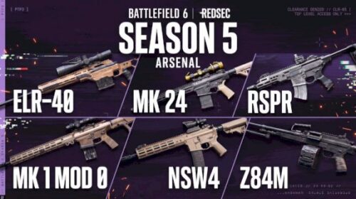 battlefield-6-&-redsec-season-5:-das-komplette-neue-waffenarsenal-in-der-vorstellung